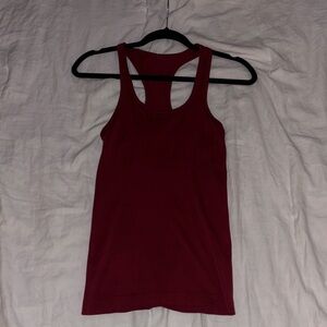 Lululemon Athletica Burgundy Tank Top